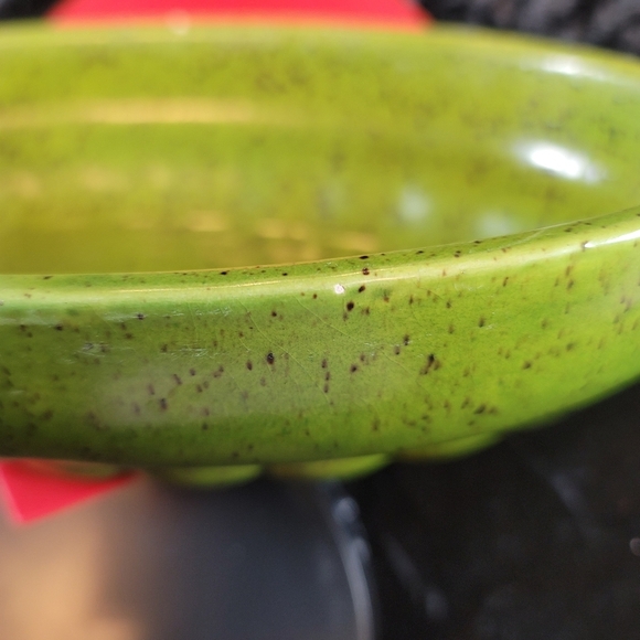 0782. 1974 ~ Vintage ~ Collectable ~ Haeger Pottery ~ Bright Green Speckled Glaz - Picture 11 of 17